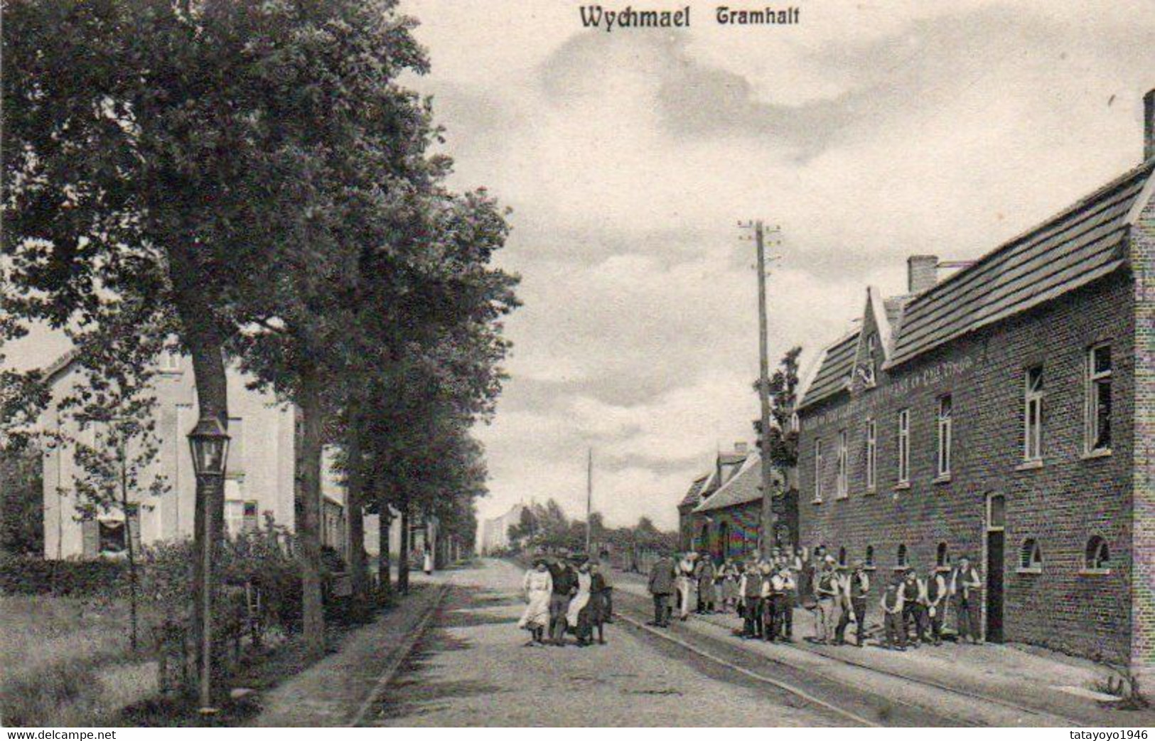 Wychmael  Tramhalt  Supoer Animée Très Belle Carte Voyagé En 1912 - Peer
