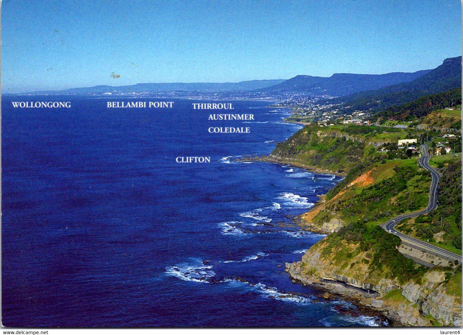 (2 H 23)  Australia - NSW - Coast To Wollongong  (posted To NSW With Frog Stamp) - Wollongong