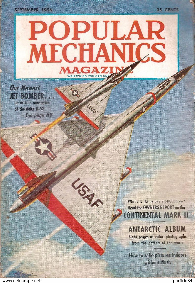 POPULAR MECHANICS MAGAZINE SETTEMBRE 1956 - Militair / Oorlog