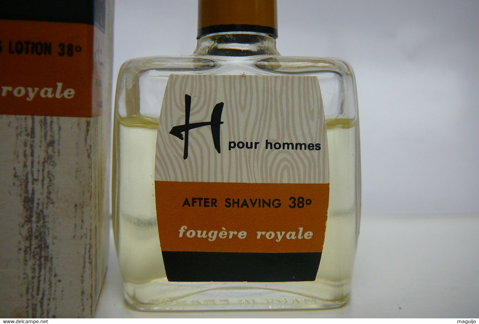H Pour Hommes " FOUGERE ROYALE" AFTER SHAVING LOTION 38 ° 6 ML LIRE ET VOIR!! - Miniatures Hommes (avec Boite)