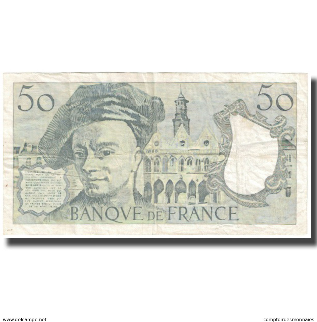 France, 50 Francs, Quentin De La Tour, 1982, TTB, Fayette:67.8, KM:152b - 50 F 1976-1992 ''quentin De La Tour''