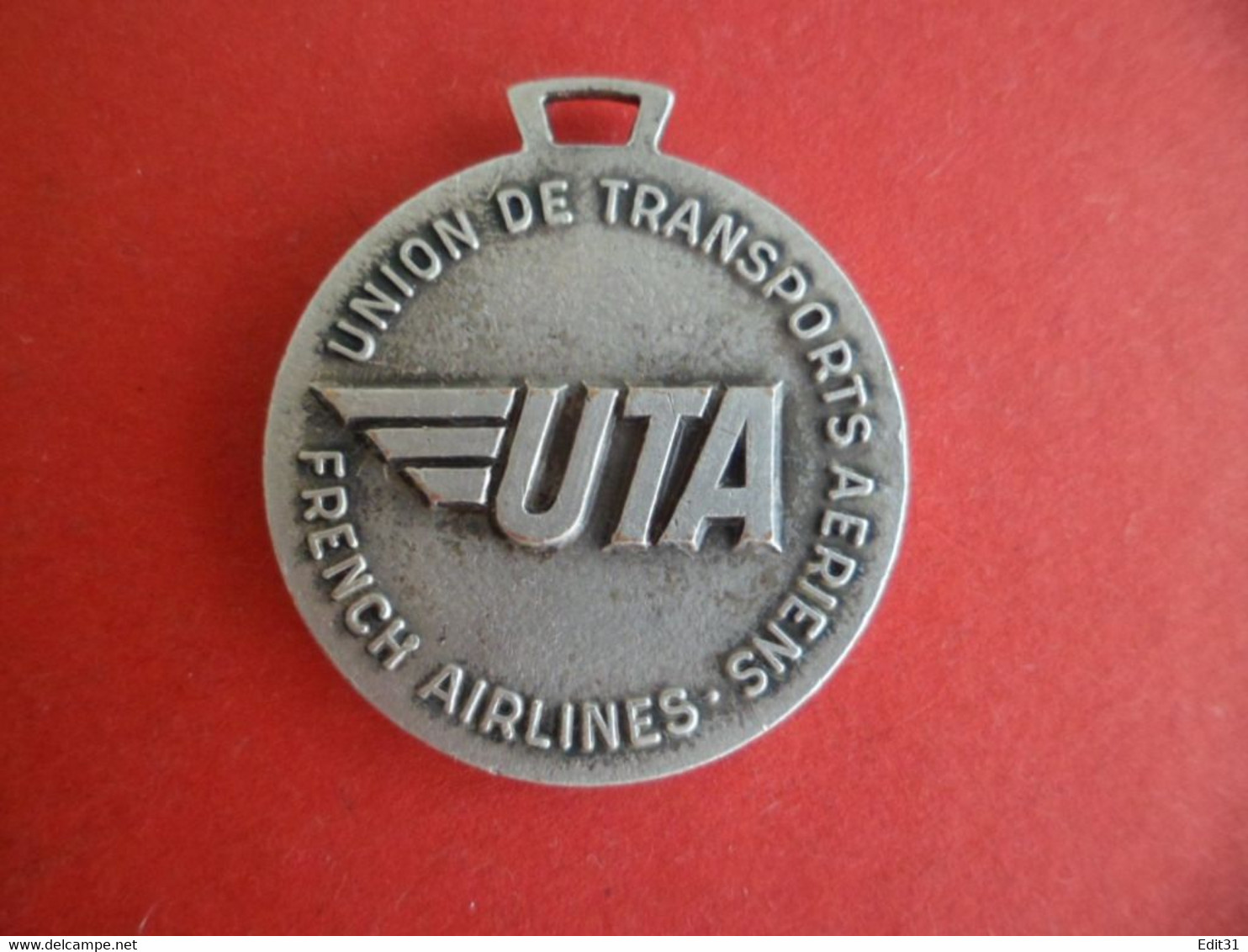 Médaille Avion Aviation Compagnie Aérienne UTA Union Des Transport Aériens - French Airlines - Professionnels / De Société