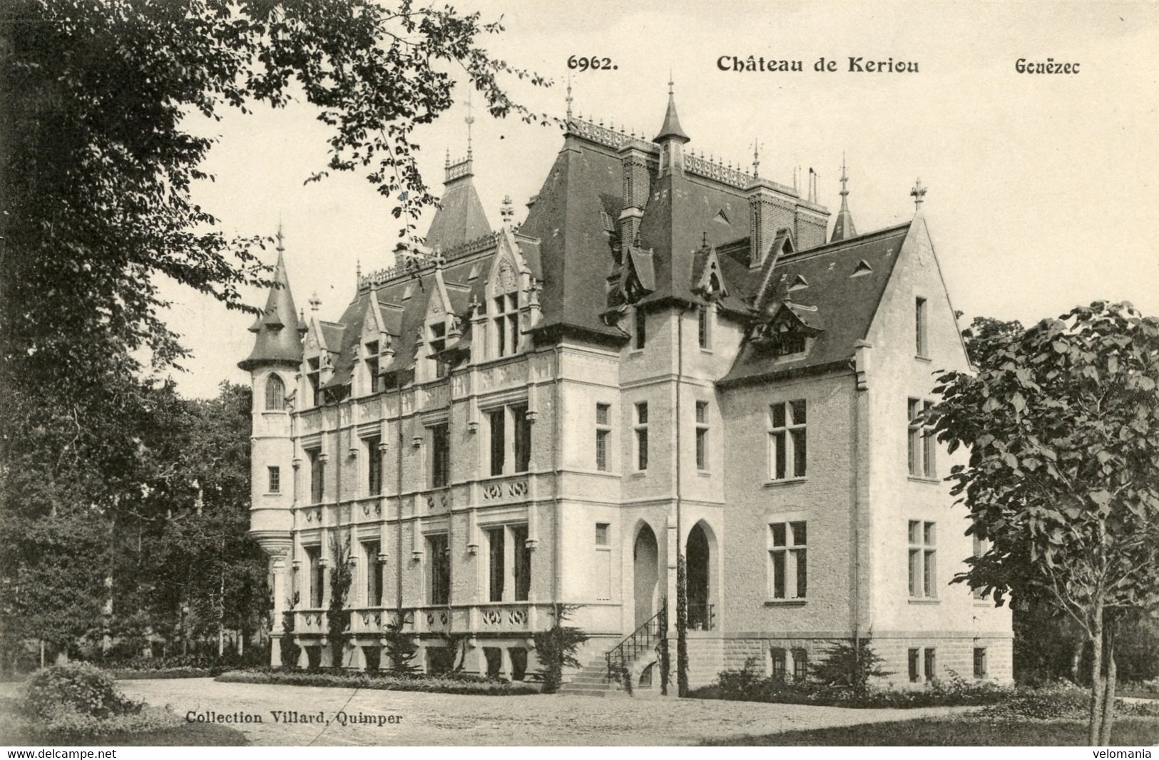 11676 Cpa 29 Gouëzec - Château De Keriou - Gouézec