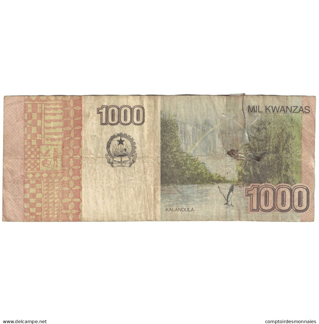 Billet, Angola, 500 Kwanzas, 2012, 2012-10, KM:155, B - Angola