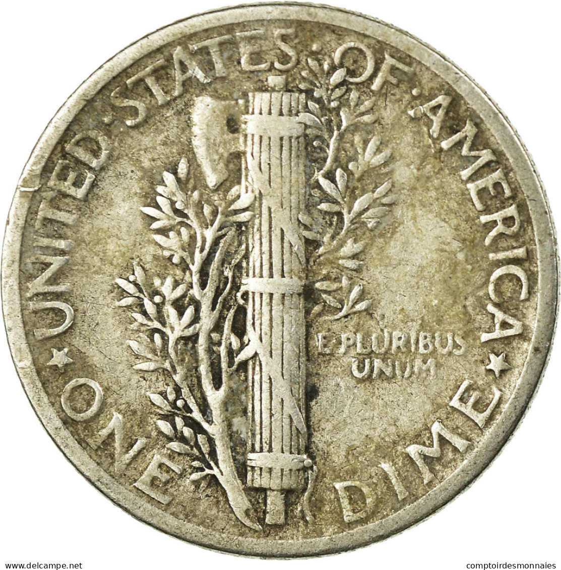 Monnaie, États-Unis, Mercury Dime, Dime, 1941, U.S. Mint, Philadelphie, TB+ - 1916-1945: Mercury