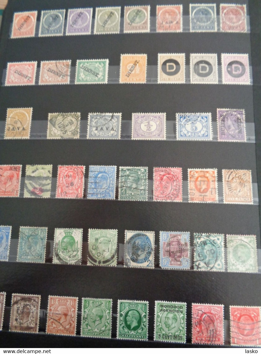 ALBUM TIMBRES FRANCE - VATICAN - PALESTINE - PAYS BAS - ALLEMAGNE - MONACO - TUNISIE - ALGERIE - oblitérés ou non