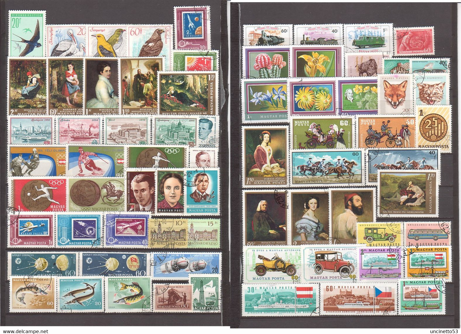 22443 UNGHERIA.  Lotto Tutti Differenti.     (7). - Lots & Kiloware (mixtures) - Max. 999 Stamps