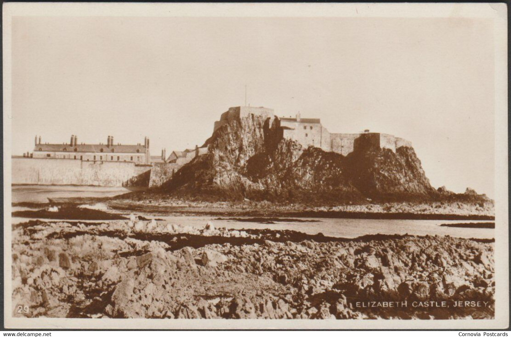 Elizabeth Castle, Jersey, C.1920s - RP Postcard - St. Helier