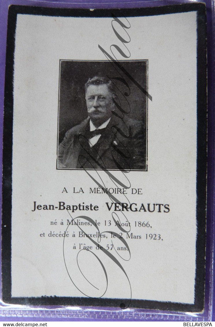 Jean-Baptiste. VERGAUTS Mechelen 1866- Bruxelles 1923 - Andachtsbilder