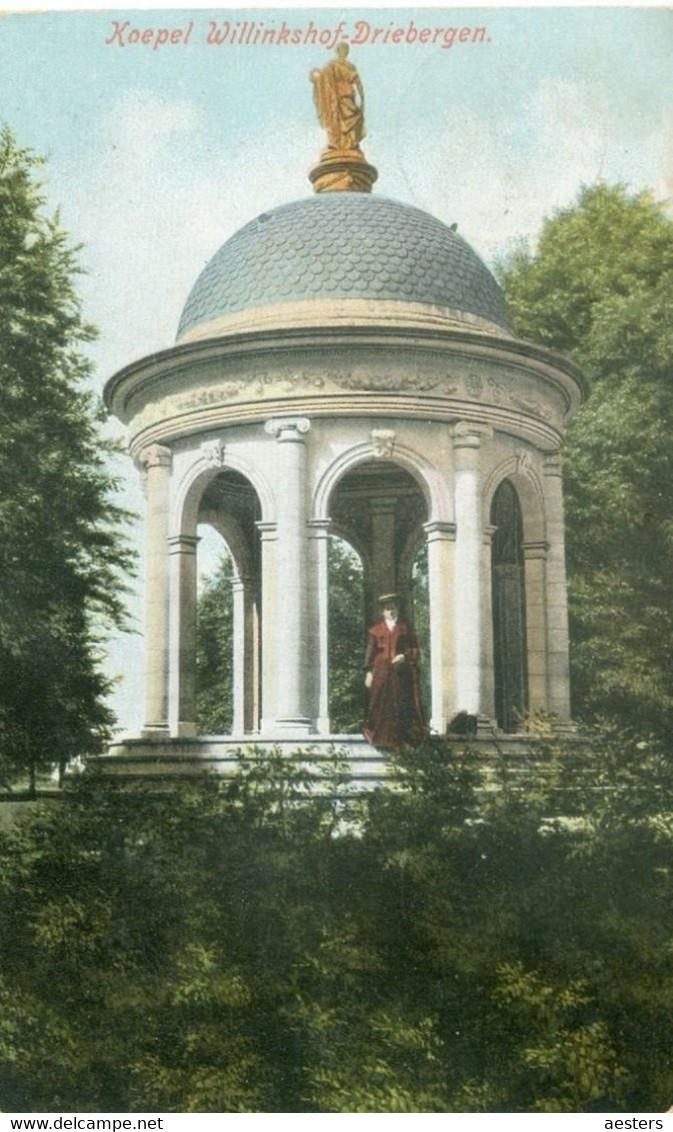 Driebergen 1907; Koepel Willinkshof - Gelopen. (Schaefer - Amsterdam) - Driebergen – Rijsenburg