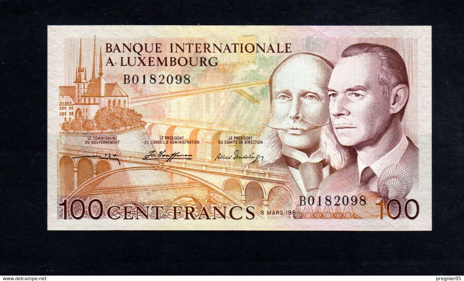 LUXEMBOURG " Baisse De Prix " Billet 100 Francs 1981 SPL P-14A§B - Luxemburg