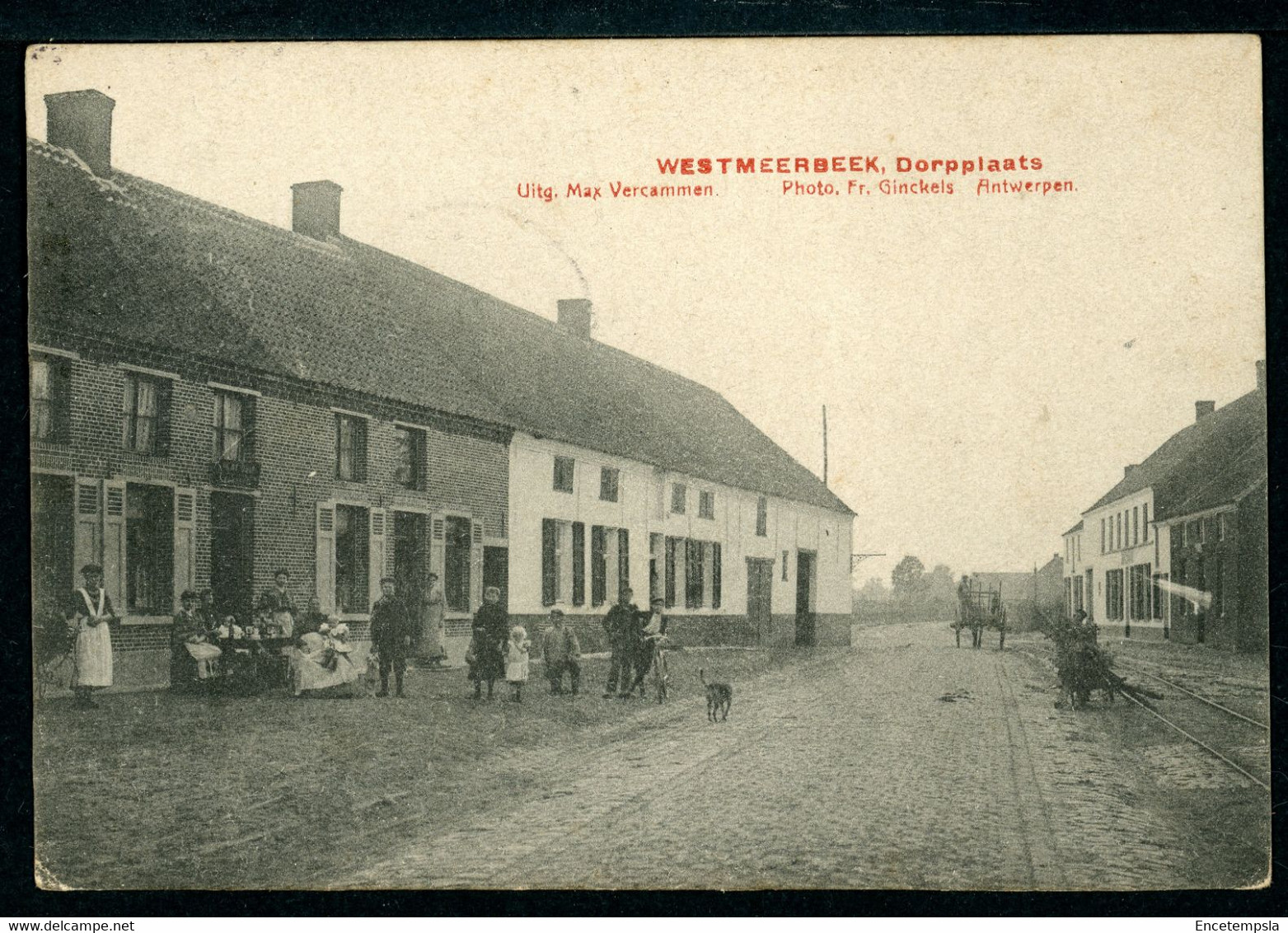 CPA - Carte Postale - Belgique - Westmeerbeek - Dorplaats - 1911 (CP20062OK) - Hulshout