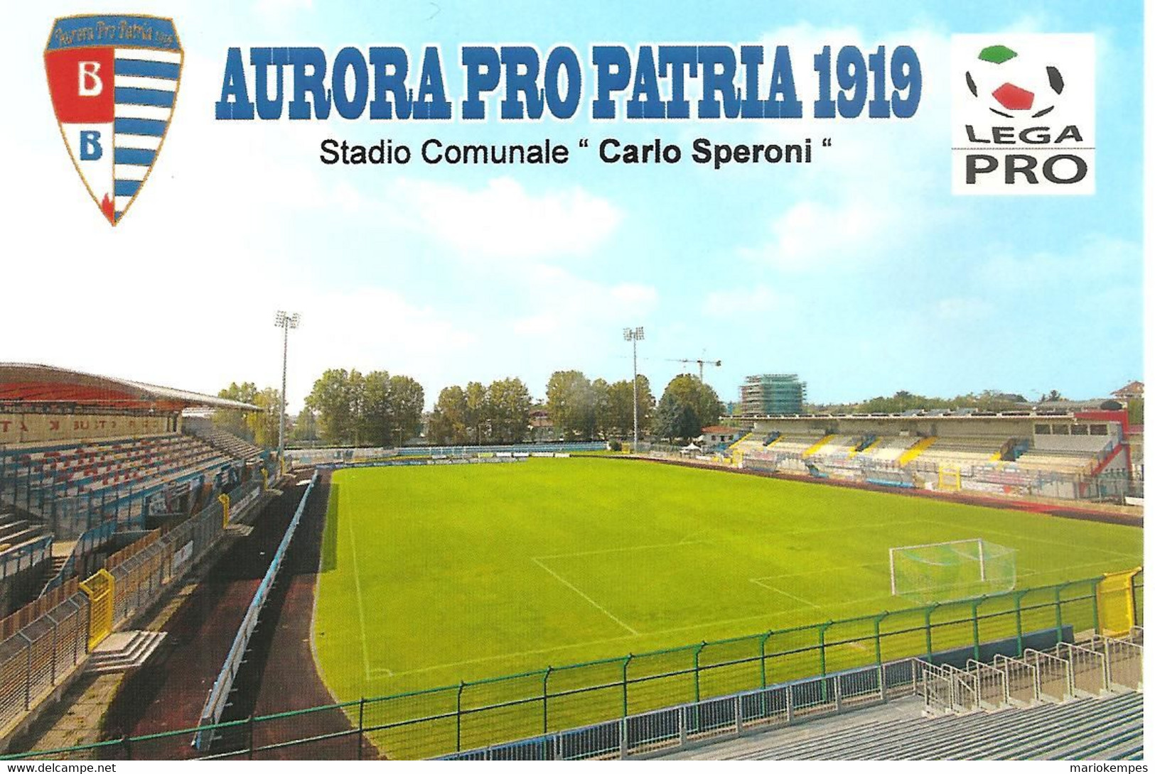 BUSTO ARSIZIO ( VA )_AURORA PRO PRATRIA 1919_Stadio Comunale "CARLO SPERONI"_Stadium_Stade_Estadio_Stadion - Busto Arsizio