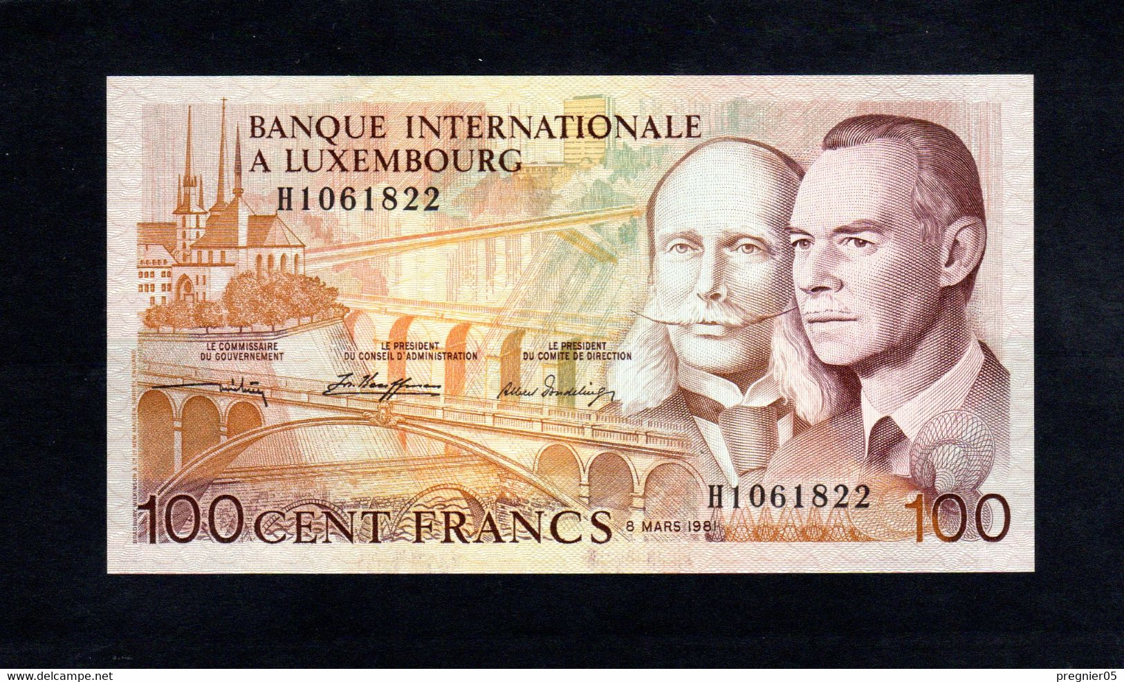 LUXEMBOURG " Baisse De Prix " Billet 100 Francs 1981 NEUF P-14A§H - Lussemburgo