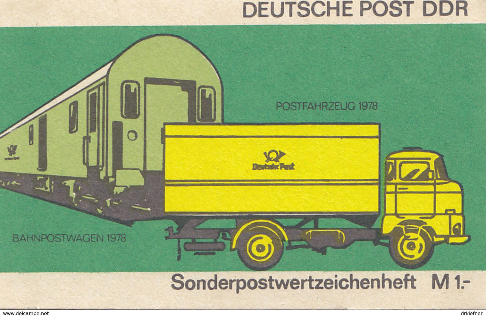 DDR  Markenheftchen SMHD 9 Da, Postfrisch **, Mit 10x 2957, Posttransportmittel 1978-1981 - Carnets