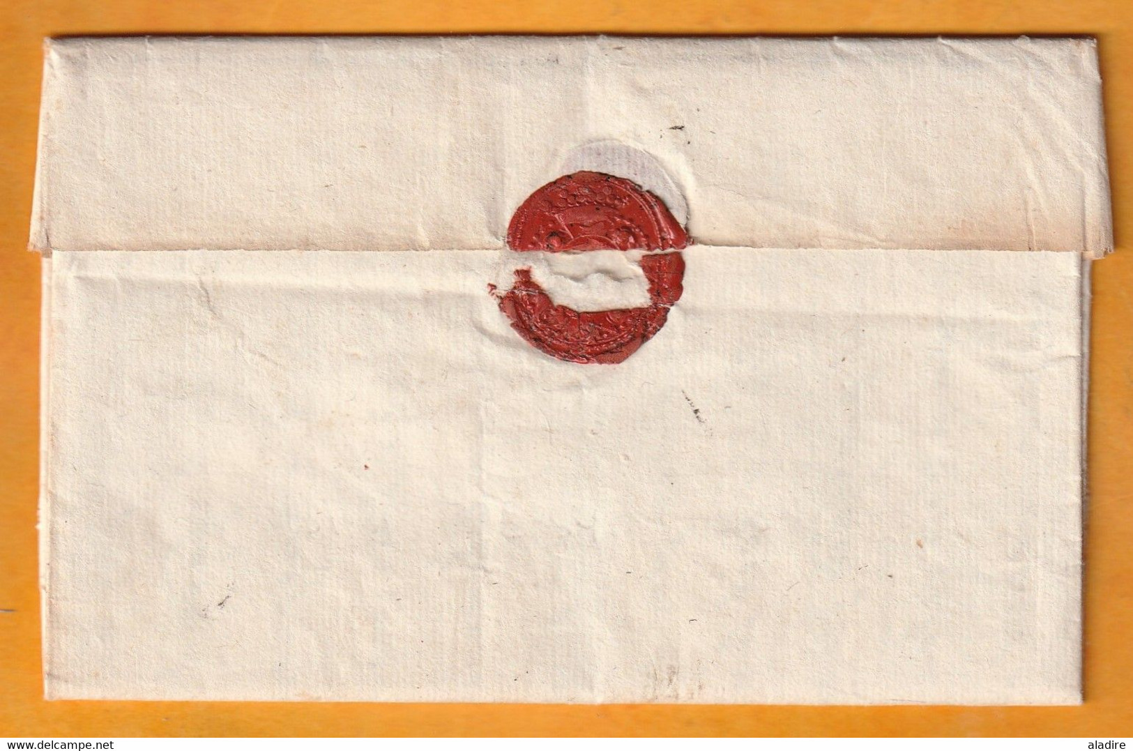1750 - Marque Postale DAIX - 20 X 5 Mm -  Sur Lettre Pliée Avec Correspondance Vers Grenoble, Isère - Taxe 7 - 1701-1800: Vorläufer XVIII