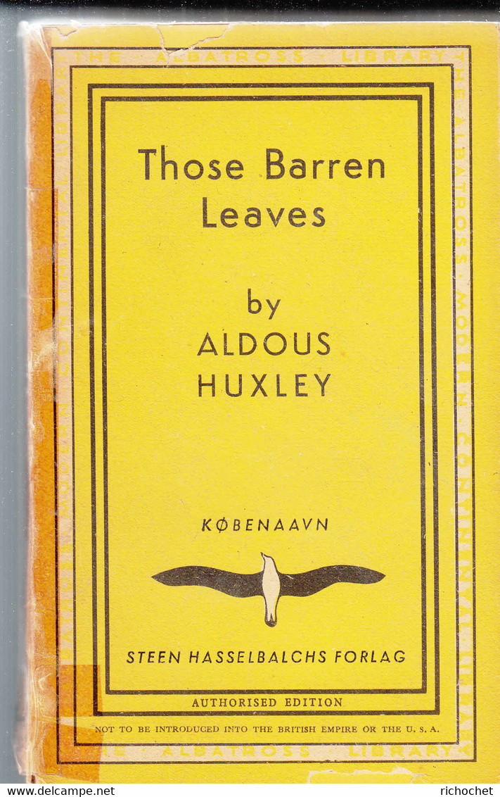 THOSE BARREN LEAVES By Aldous HUXLEY - Humour