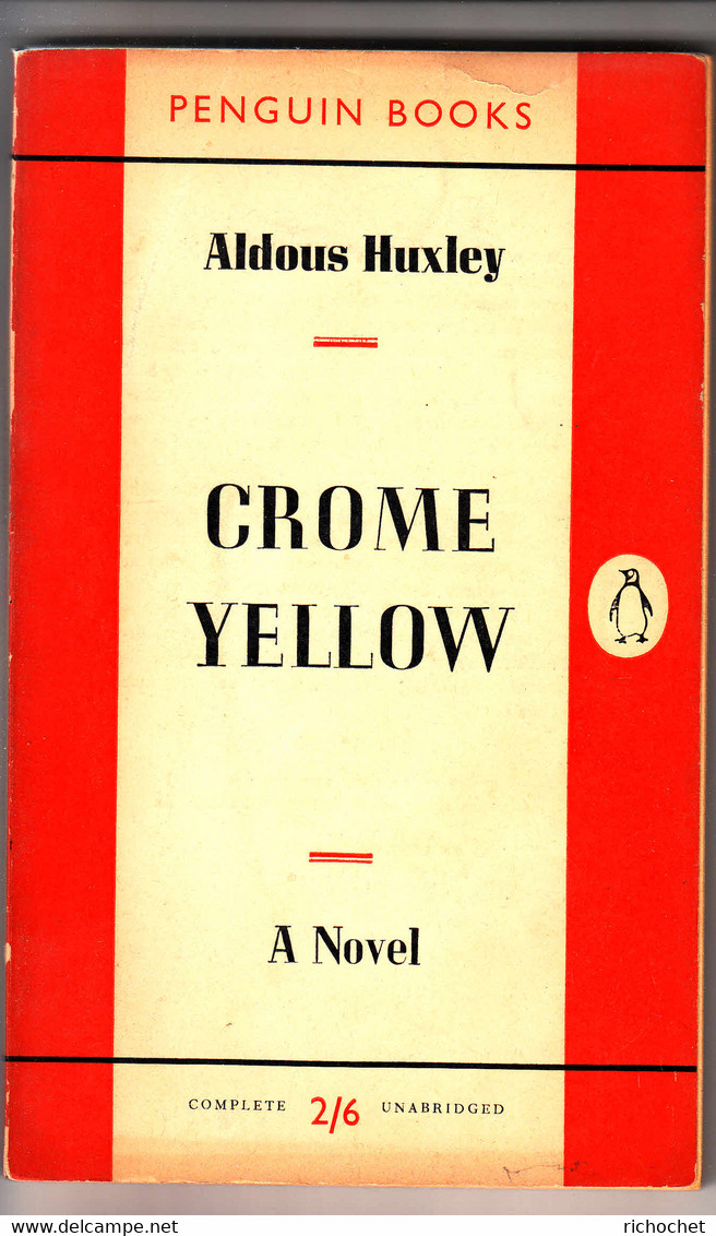 CROME YELLOW By ALDOUS HUXLEY - Other & Unclassified