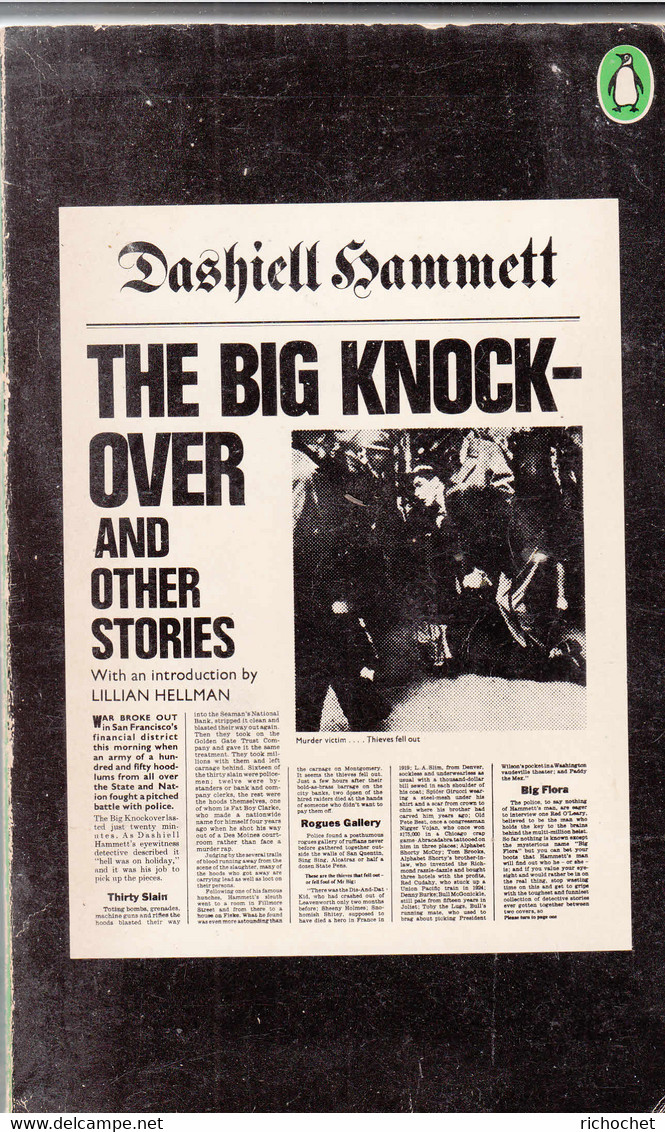 THE BIG KNOCK-OVER AND OTHER STORIES By Dashiell Hammett - Storia