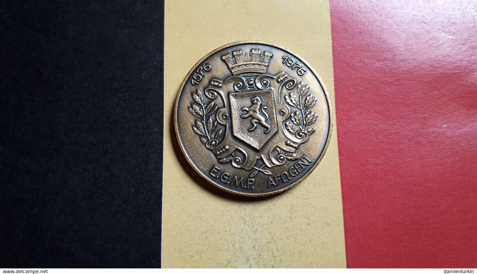 BELGIE SUPERBE MEDAILLE PACIFICATIE VAN GENT 36MM 19GR - Monarchia / Nobiltà