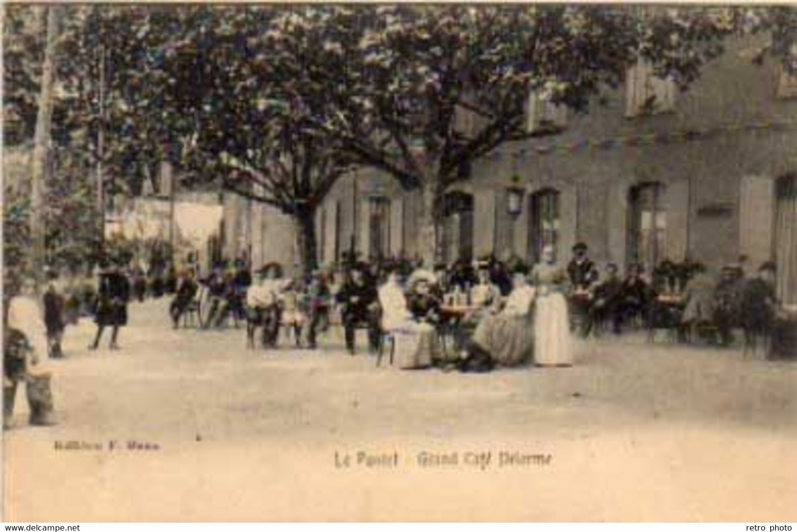 Cpa Vaucluse, Le Pontet - Grand Café Delorme  (S.10509) - Le Pontet