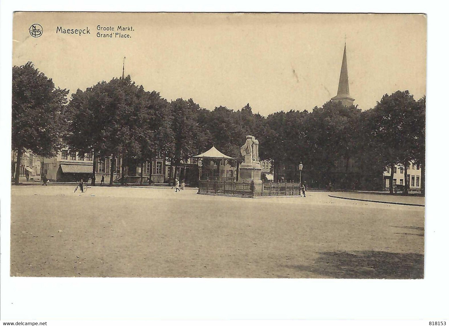 Maaseik  Maeseyck  Groote Markt  Grand'Place  1924 - Maaseik