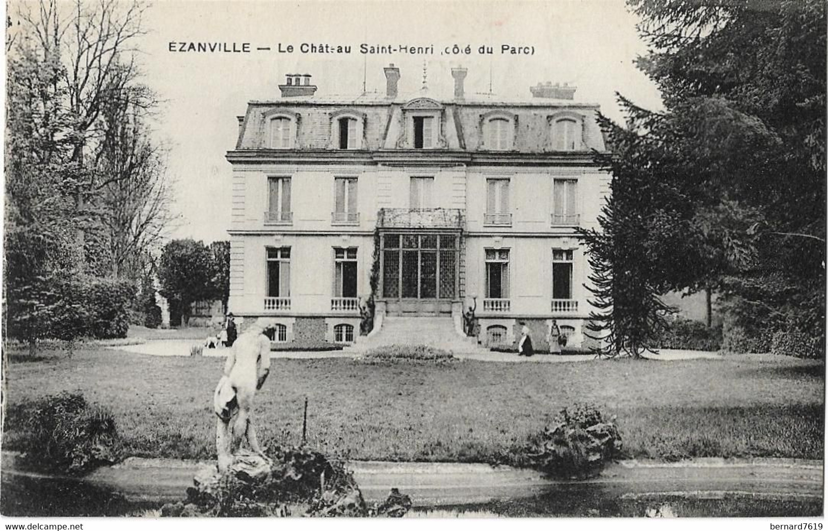 95   Ezanville -  Le Chateau  Saint Henri  Cote Du Parc - Ezanville