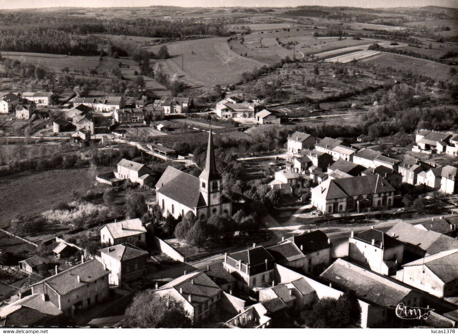 54 / DOMEVRE SUR VEZOUZE / VUE AERIENNE - Domevre En Haye