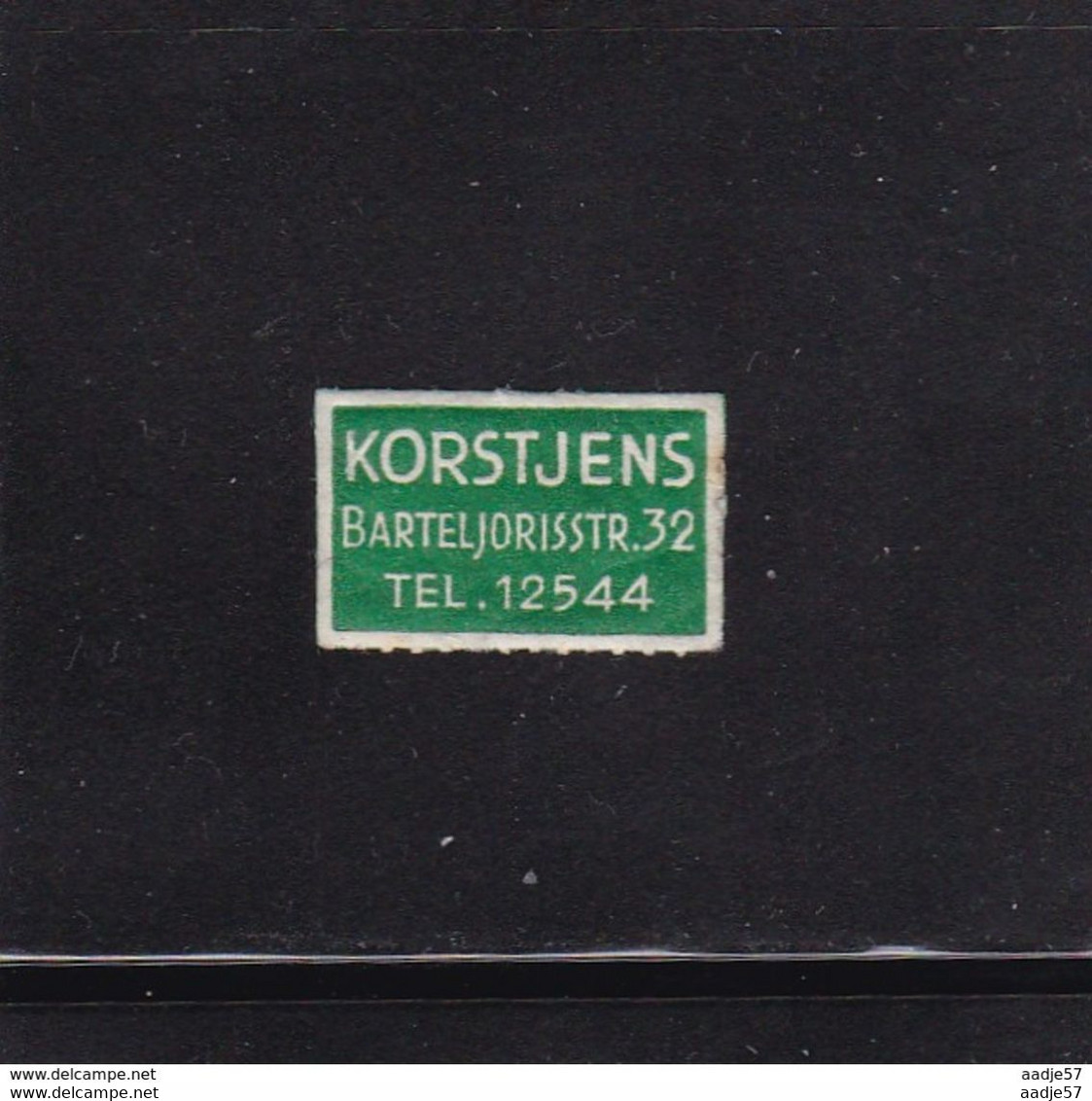 NEDERLAND Cinderella Korstjens Barteljorisstraat 32 - Autres & Non Classés