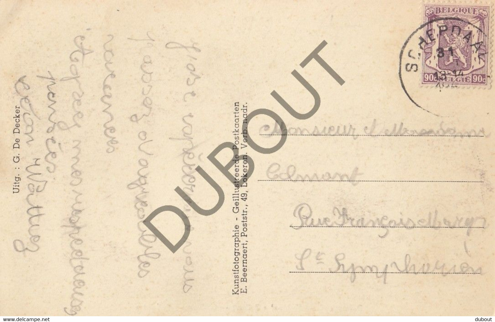 Postkaart-Carte Postale - SCHEPDAAL - Kasteel Brifaut (C2295) - Dilbeek