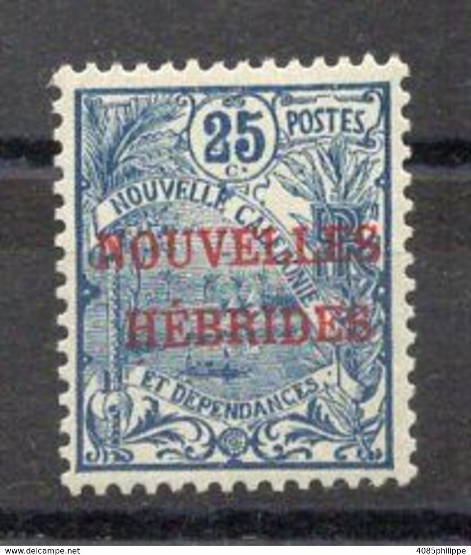 Nouvelles HEBRIDES Timbre Poste N°3* Neuf Charnière  TB Cote : 13.00€ - Unused Stamps