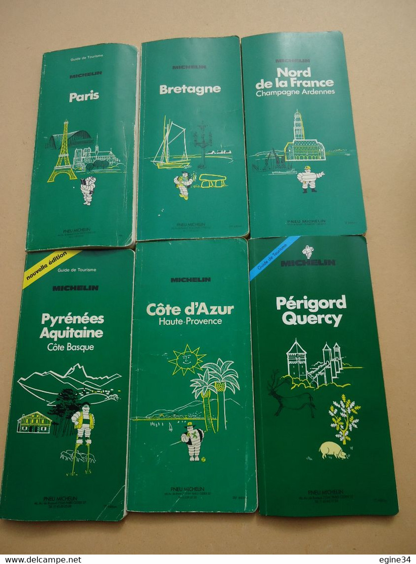 LOT De 20 Guides Verts MICHELIN  France - - Michelin-Führer