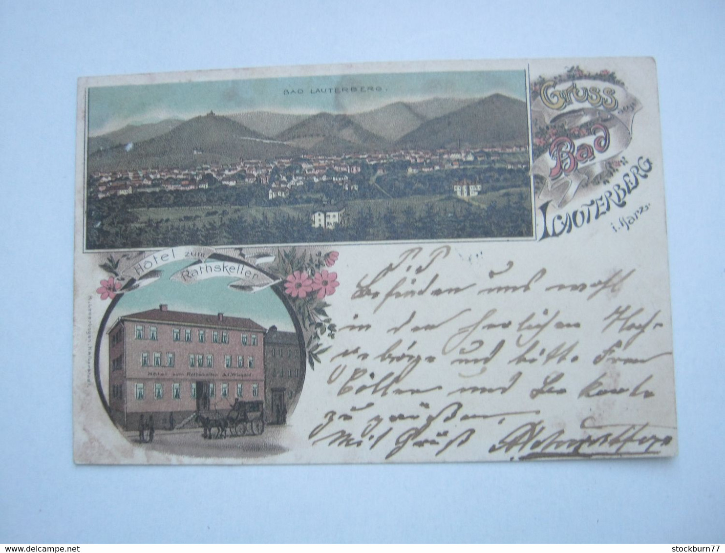 Bad Lauterberg, Hotel    ,  Schöne Karte Um 1898 - Bad Lauterberg