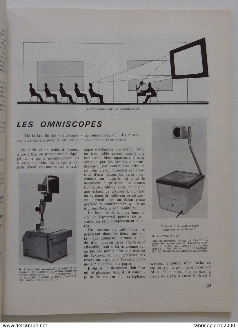 INTERPRODUCTIVITE n° 100 1964 Les moyens audiovisuels au service de la formation et de l'information EXCELLENT ETAT