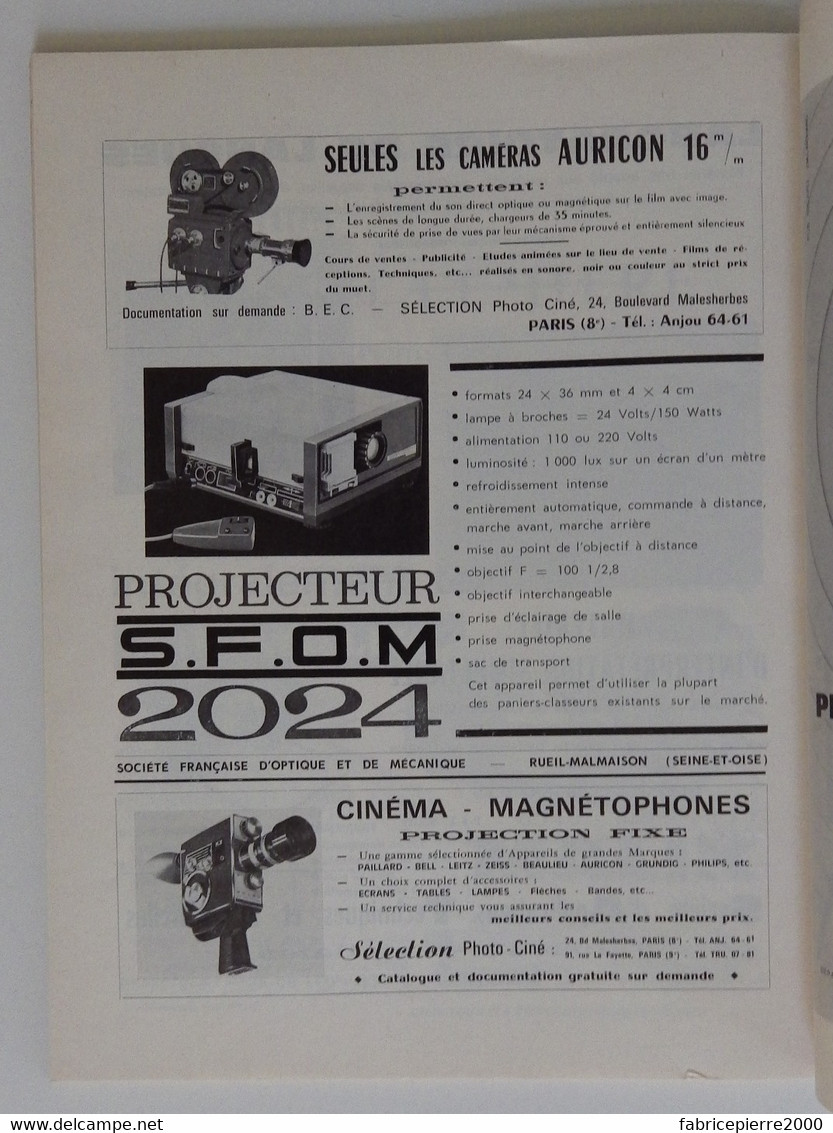 INTERPRODUCTIVITE n° 100 1964 Les moyens audiovisuels au service de la formation et de l'information EXCELLENT ETAT