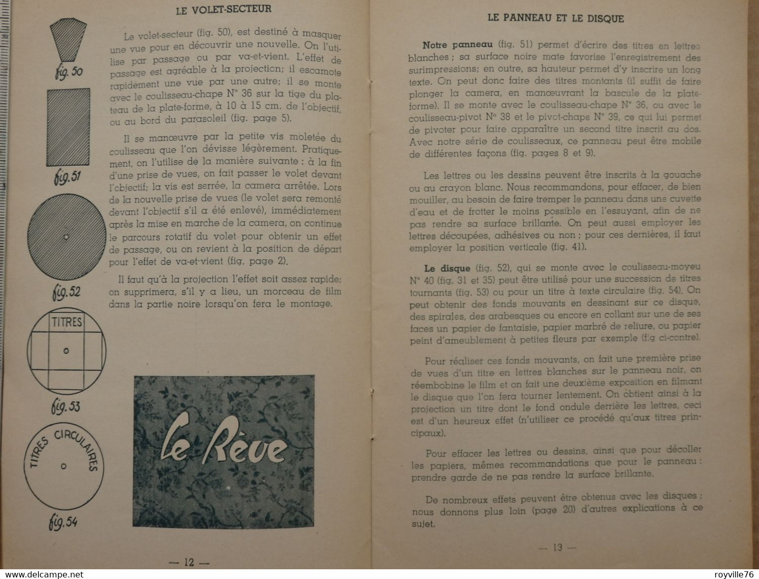 Livret De 36 P. 150 Photos Et Gravures "le Cinéma Sur Film étroit" Truquages Et Titres Avec Les Accessoires Gaget 1948 - Supplies And Equipment