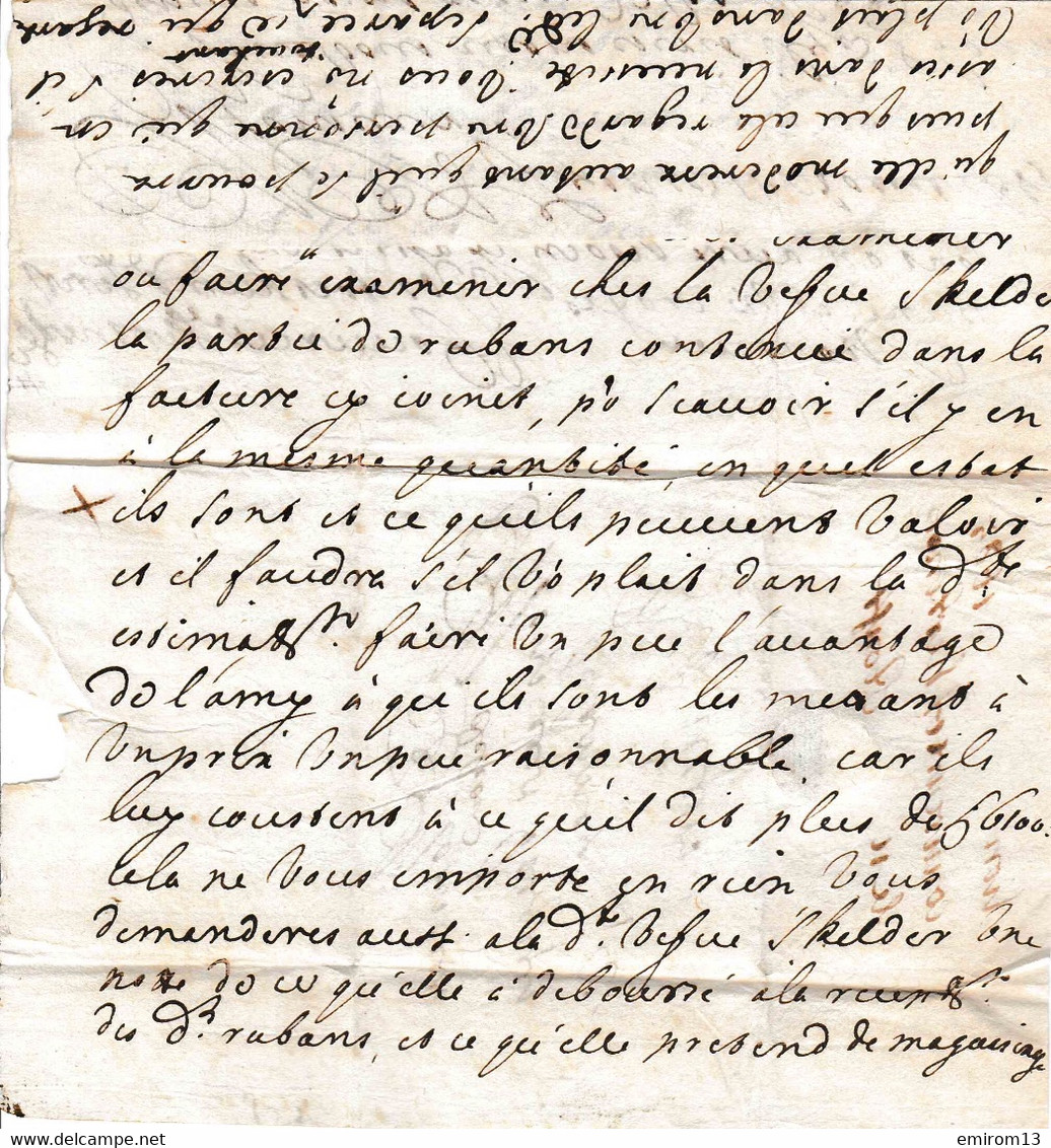 Lac De Lyon Vers Anvers 11 Août 1685 Inconnue Par Achemineur  D68 - ....-1700: Precursori