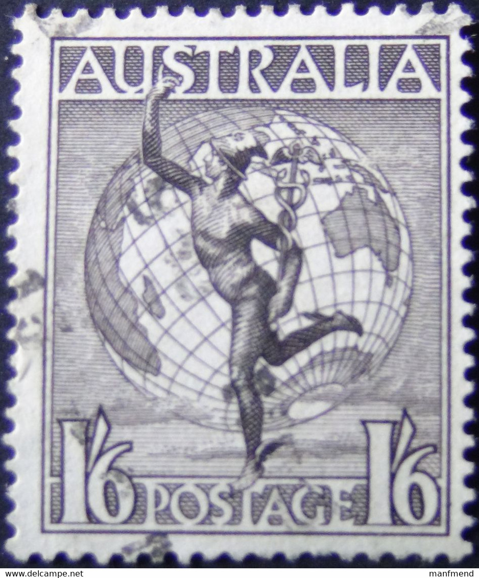 Australia - 1956 - Mi:AU 272, Sn:AU C7, Yt:AU PA8 O  - Look Scan - Used Stamps