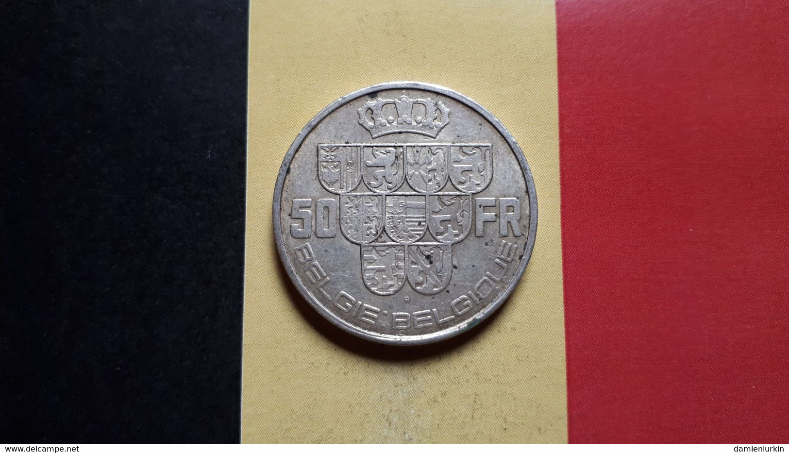 BELGIQUE LEOPOLD III BELLE 50 FRANCS 1939 VL-FR POSITION B VARIéTé POINT DEVANT L'OEIL ! PEU D'EXEMPLAIRES CONNUS ! - 50 Frank