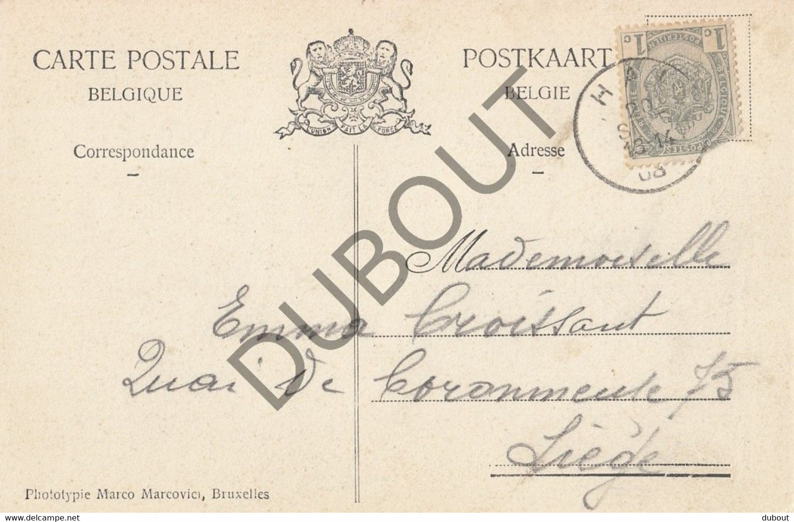 Postkaart-Carte Postale - HALLE - Kerk   (C2381) - Halle