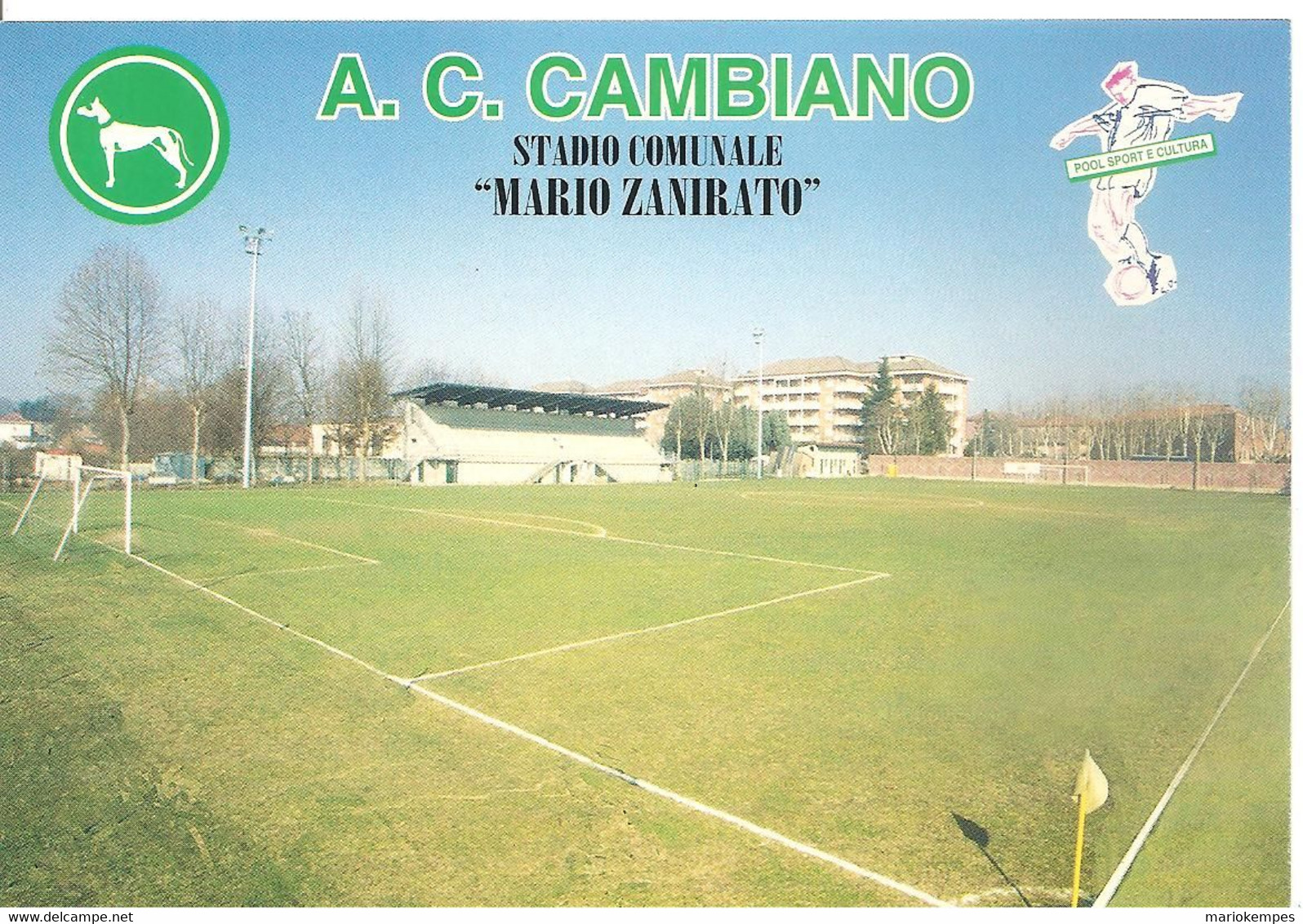 CAMBIANO ( TO )_A.C. CAMBIANO_Stadio Comunale "MARIO ZANIRATO"_Stadium_Stade_Estadio_Stadion - Estadios E Instalaciones Deportivas