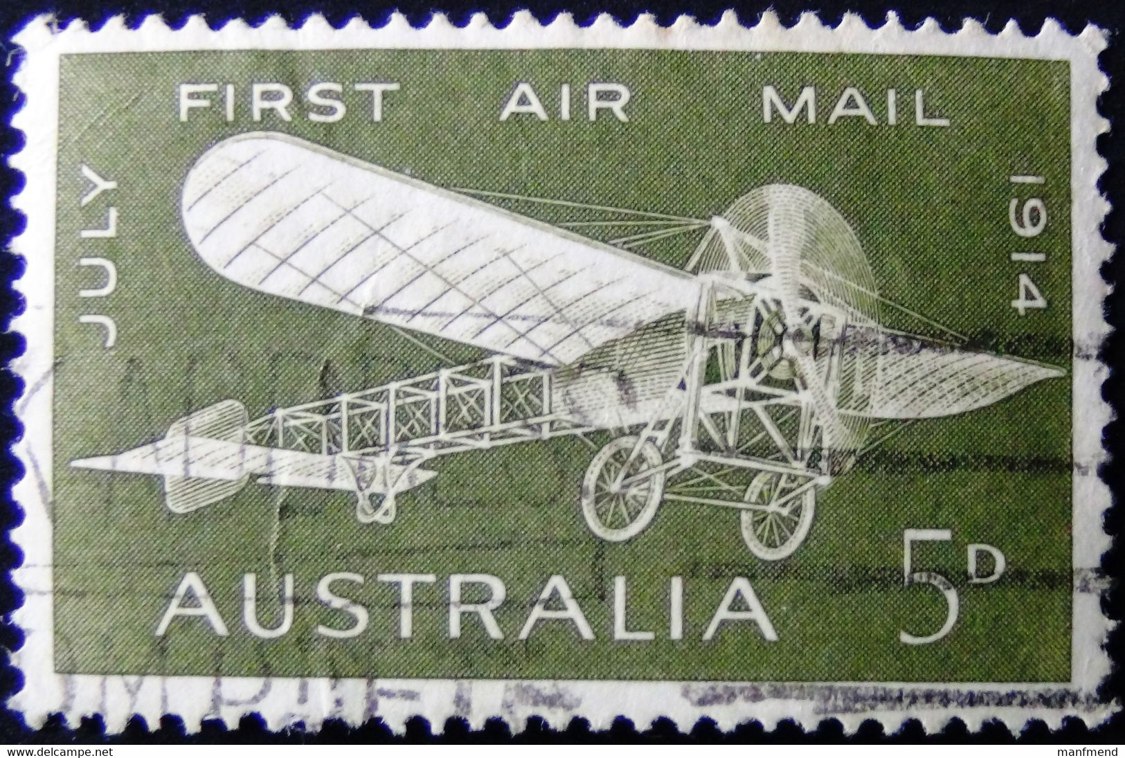 Australia - 1964 - Mi:AU 346, Sn:AU 382, Yt:AU PA12 O  - Look Scan - Used Stamps