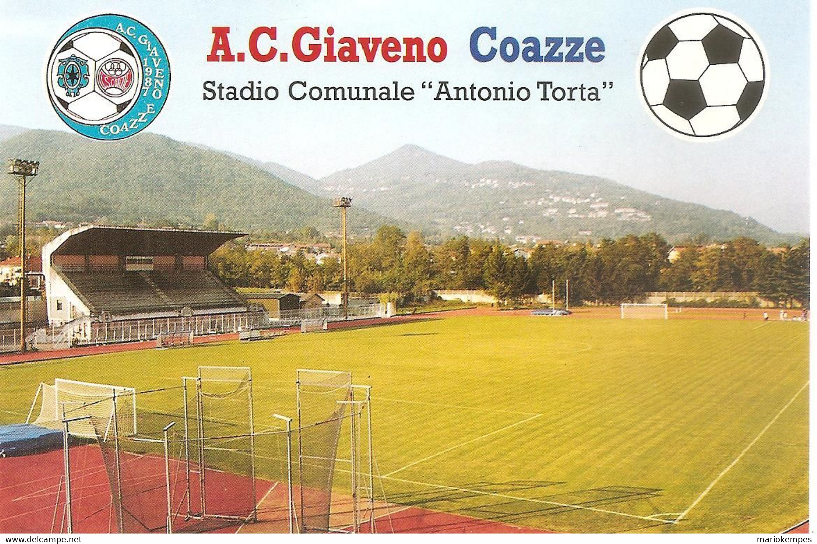 GIAVENO ( TO )_A.C. GIAVENO COAZZE_Stadio Comunale "ANTONIO TORTA"_Stadium_Stade_Estadio_Stadion - Estadios E Instalaciones Deportivas