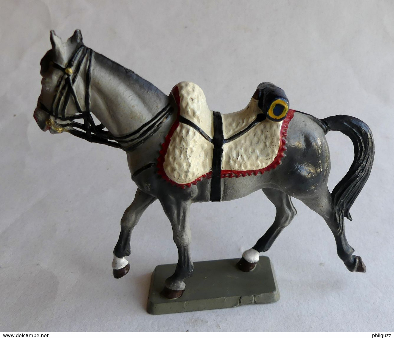 FIGURINE STARLUX EMPIRE C230 - CHEVAL DU HUSSARD 3 è RGT - 1979 Plastique 1-32è - Starlux