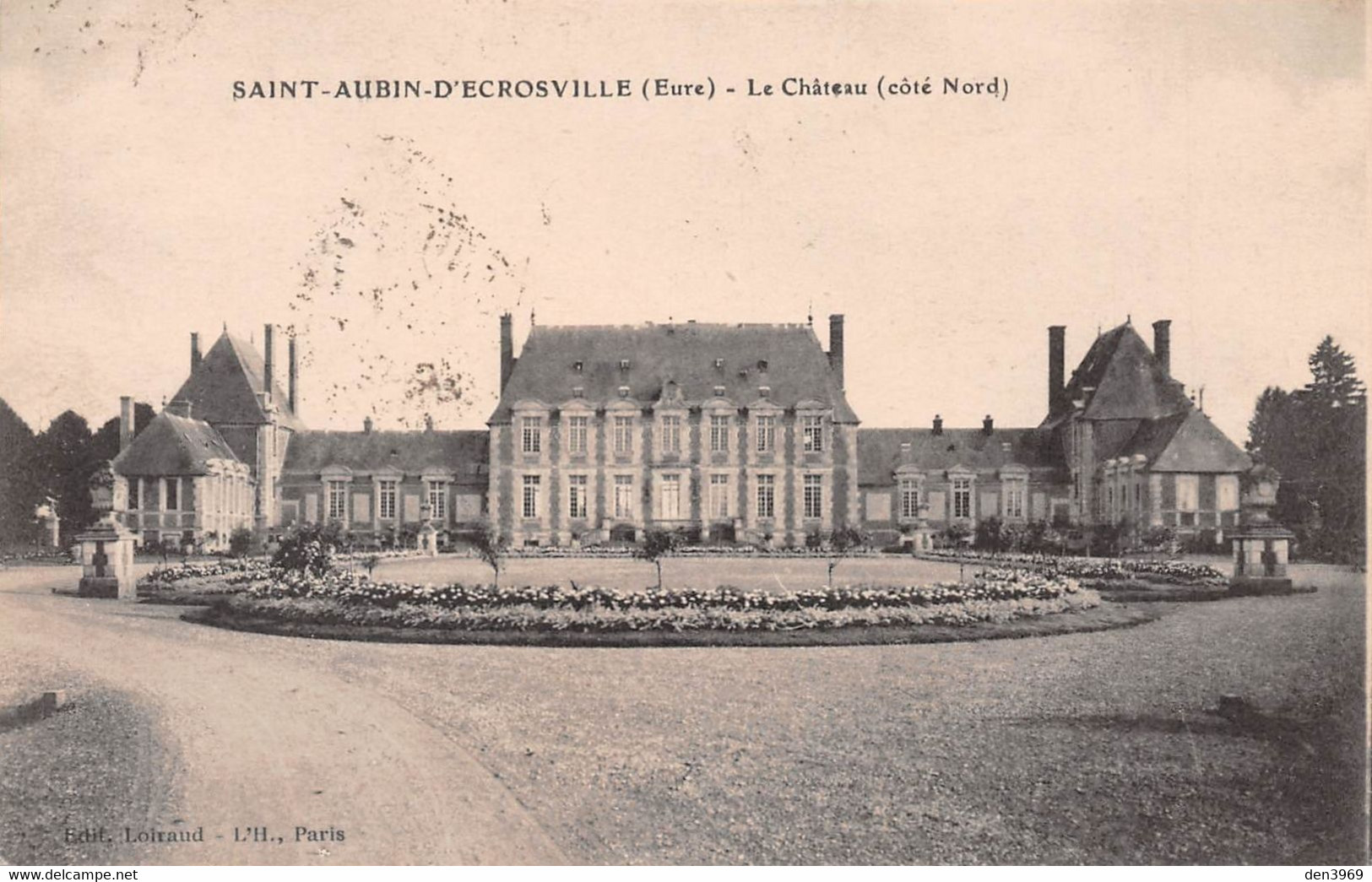 SAINT-AUBIN-d'ECROSVILLE (Eure) - Le Château (côté Nord) - Saint-Aubin-d'Ecrosville