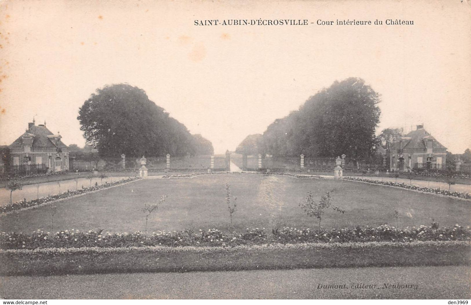 SAINT-AUBIN-d'ECROSVILLE (Eure) - Cour Intérieure Du Château - Saint-Aubin-d'Ecrosville