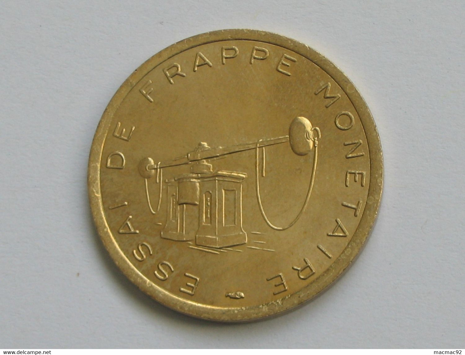 Rare Essai De Frappe Monétaire - Monnaie De Paris - Etablissement De Pessac -26.50 Mm -6.70 G *** EN ACHAT IMMEDIAT *** - Essais, Piéforts, épreuves & Flans Brunis