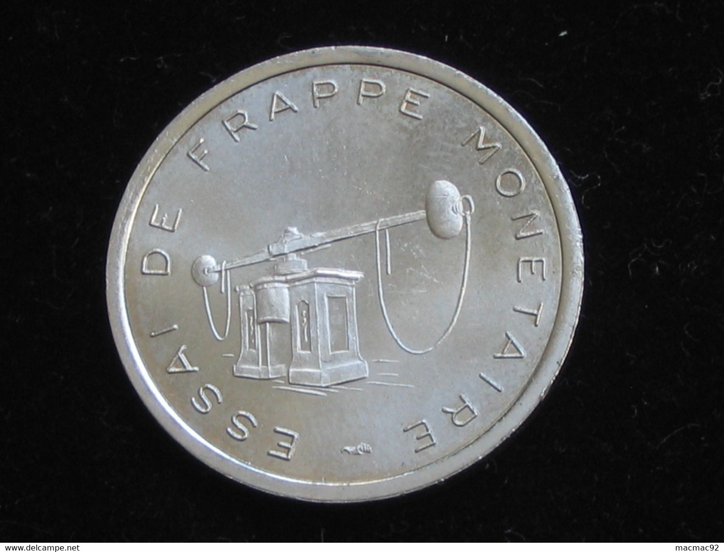 Rare Essai De Frappe Monétaire - Monnaie De Paris - Etablissement De Pessac -26.50 Mm - 7.38 G *** EN ACHAT IMMEDIAT *** - Essais, Piéforts, épreuves & Flans Brunis