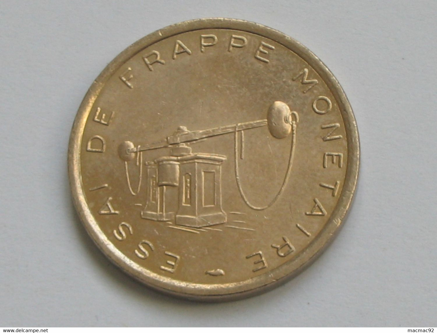 Rare Essai De Frappe Monétaire - Monnaie De Paris - Etablissement De Pessac -26.50 Mm - 8.26 G *** EN ACHAT IMMEDIAT *** - Pruebas