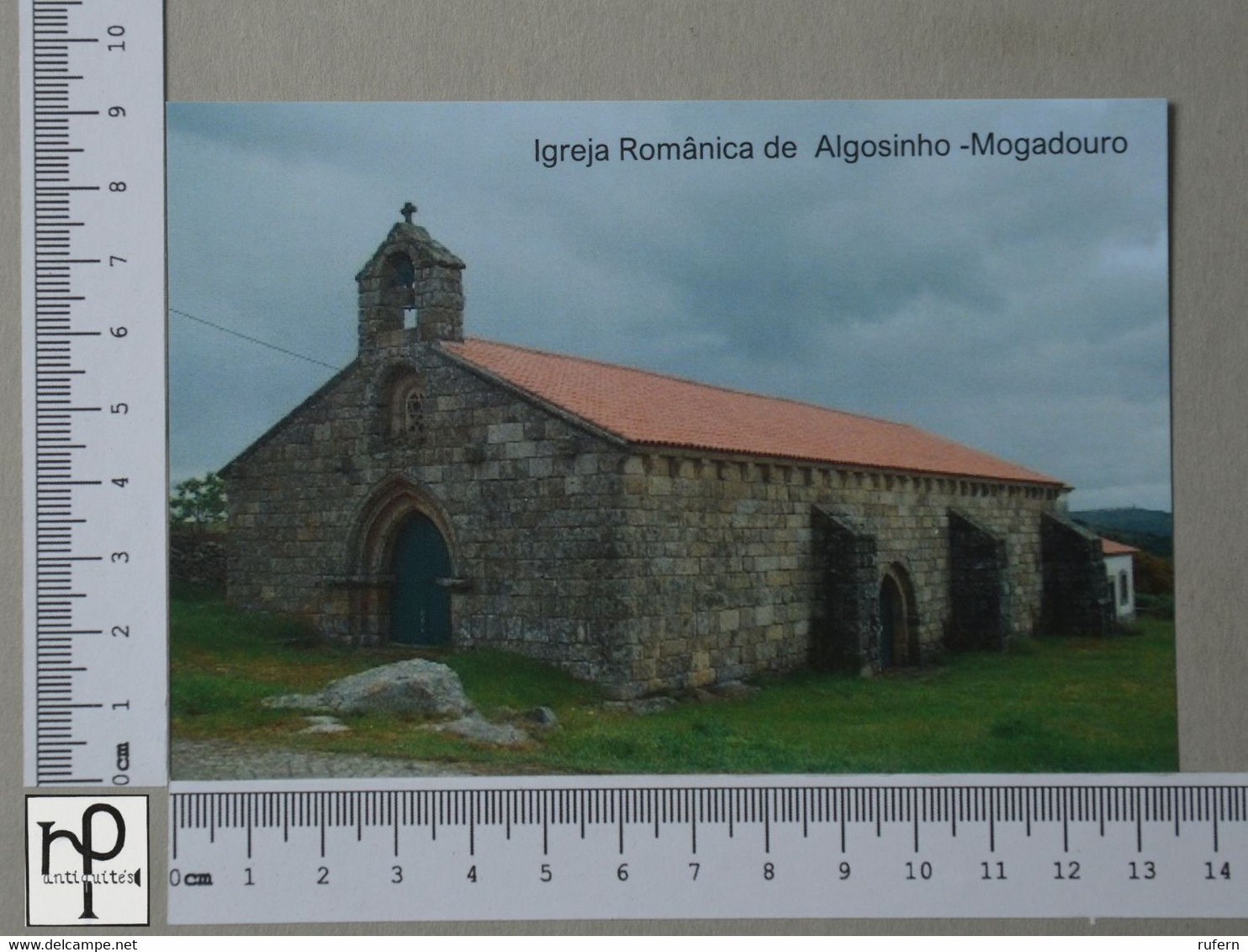 PORTUGAL - IGREJA ROMÂNICA DE ALGOSINHO -  MOGADOURO -   2 SCANS  - (Nº48413) - Bragança